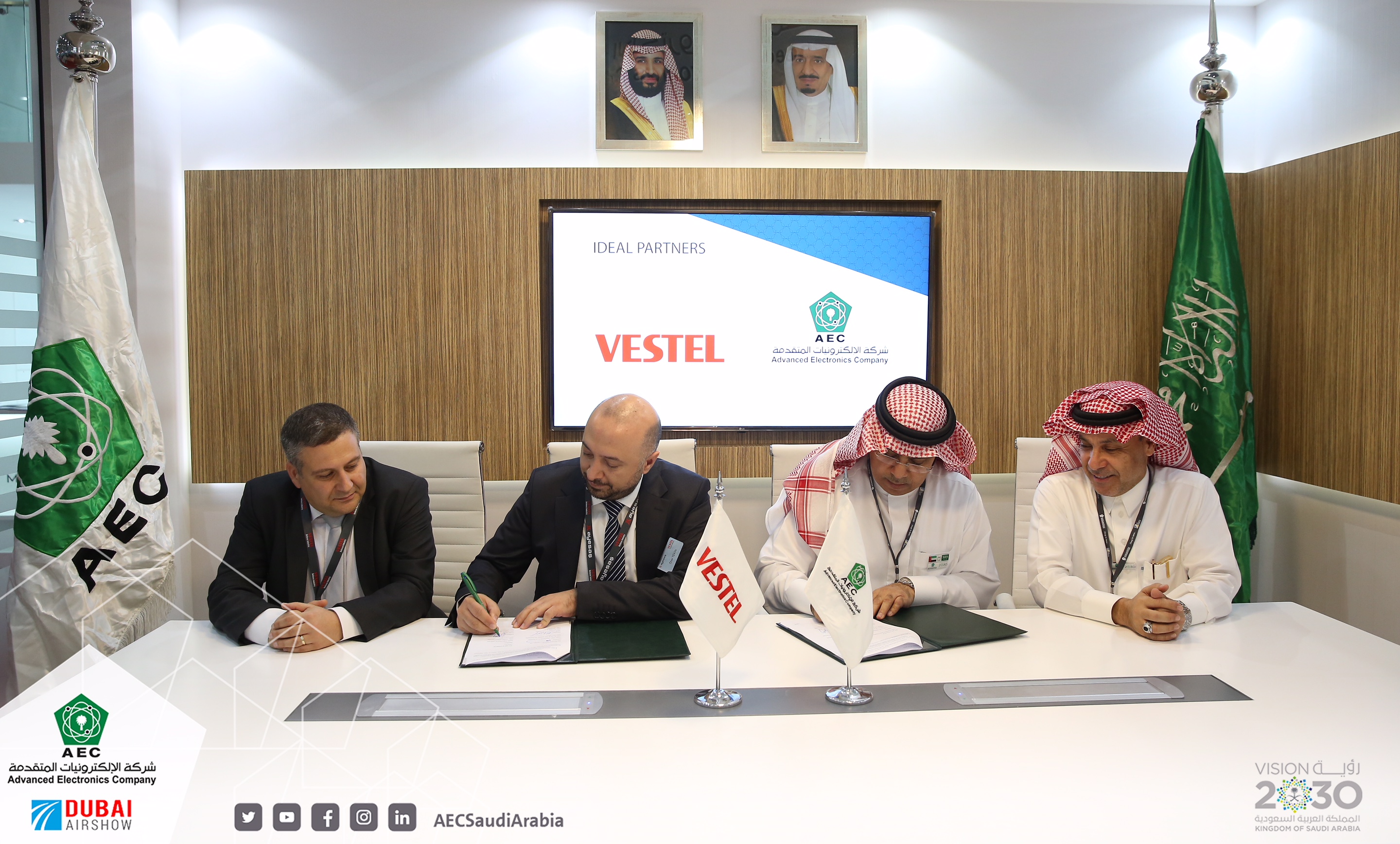 Advanced Electronics Company (AEC) has Signed a Cooperation agreement with VESTEL