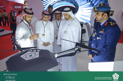 AEC’s VIP visits for the last day at Dubai Airshow